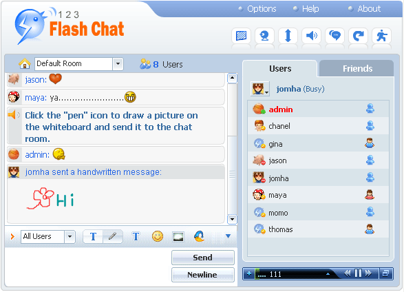 Java chat sites